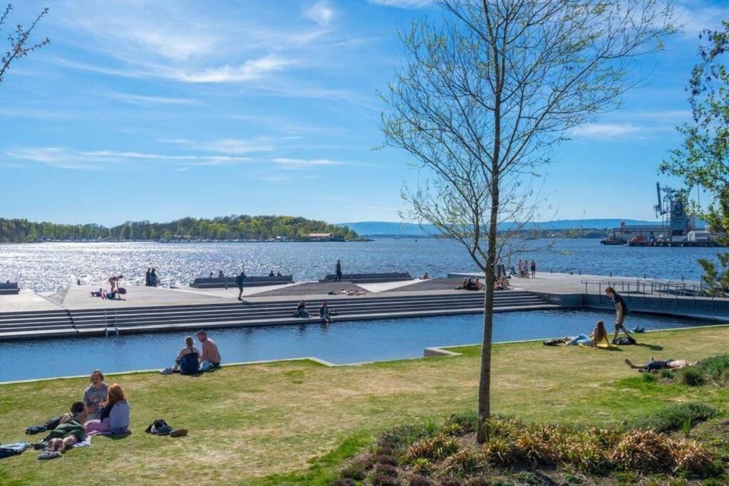 Luxury 2-Bedroom Apartment With Seaview In Oslo City Center ภายนอก รูปภาพ
